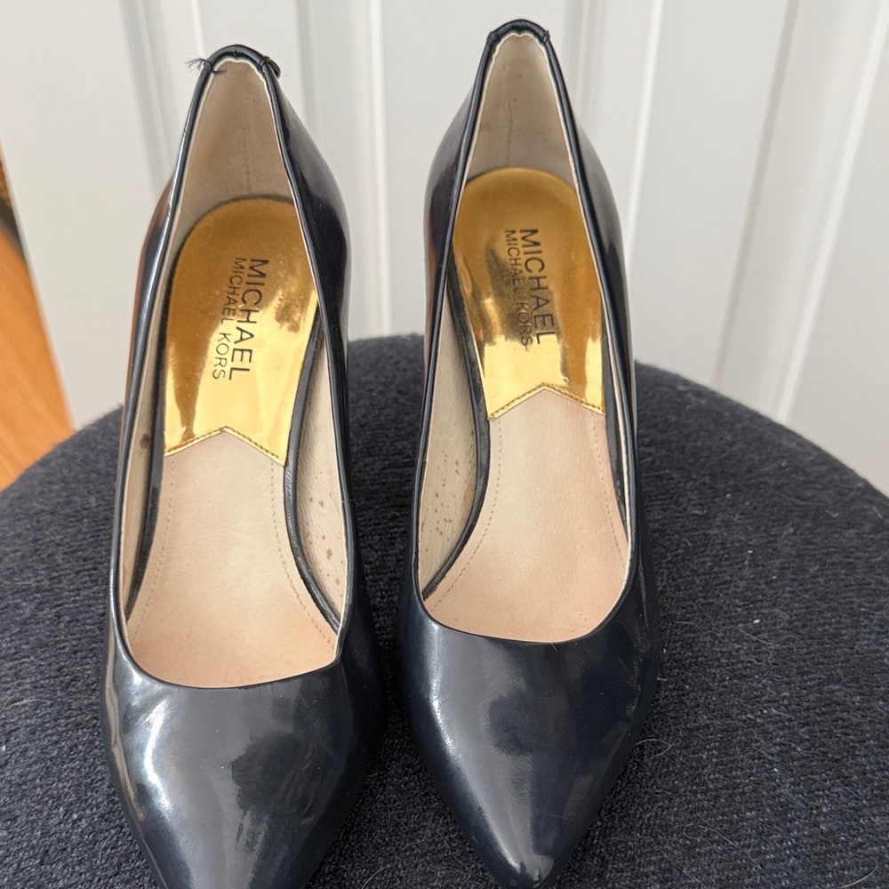 Michael Kors Glossy Black Heels